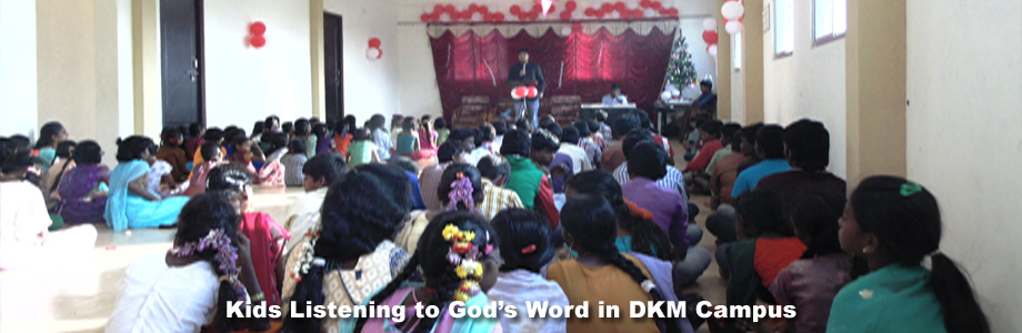 Kids Listening to God's Word in DKM Campus